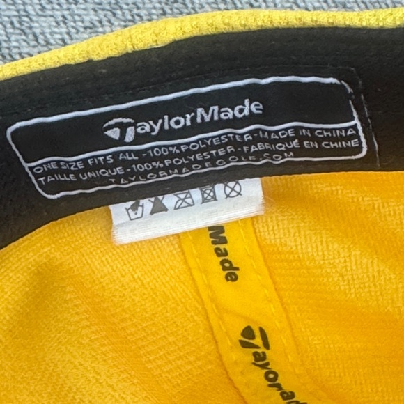 TaylorMade Bright Yellow Golf Cap - Picture 2 of 11
